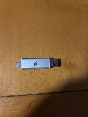 Silver Dual USB-C to USB-A Flash Drive